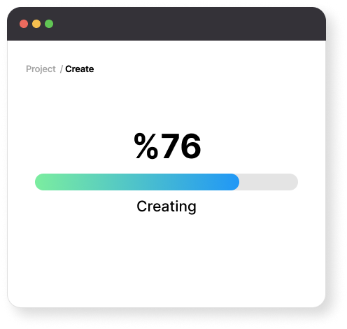 % Of Product Creating